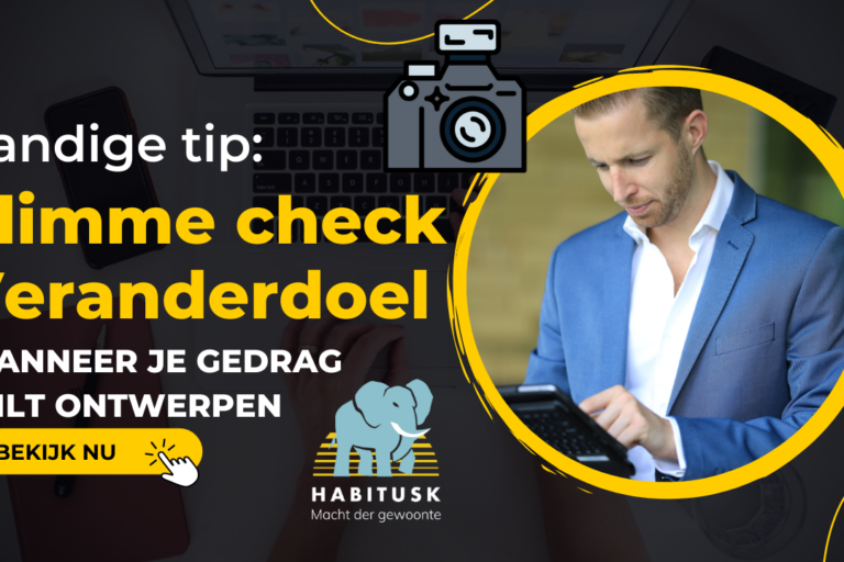 check gedragsdoel door foto